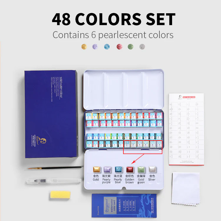 آبرنگ حرفه ای جورجین ۴۸رنگ