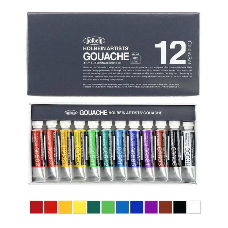 گواش ۱۲ رنگ‌هولبین